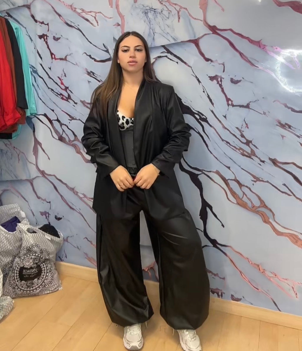 PANTALONE ECOPELLE BALLOON
